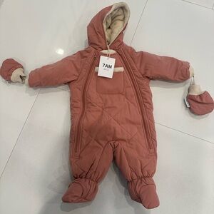 7AM snow jumpsuit - Beni plush